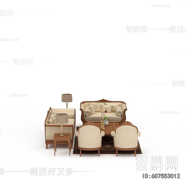 European Style Sofa Combination