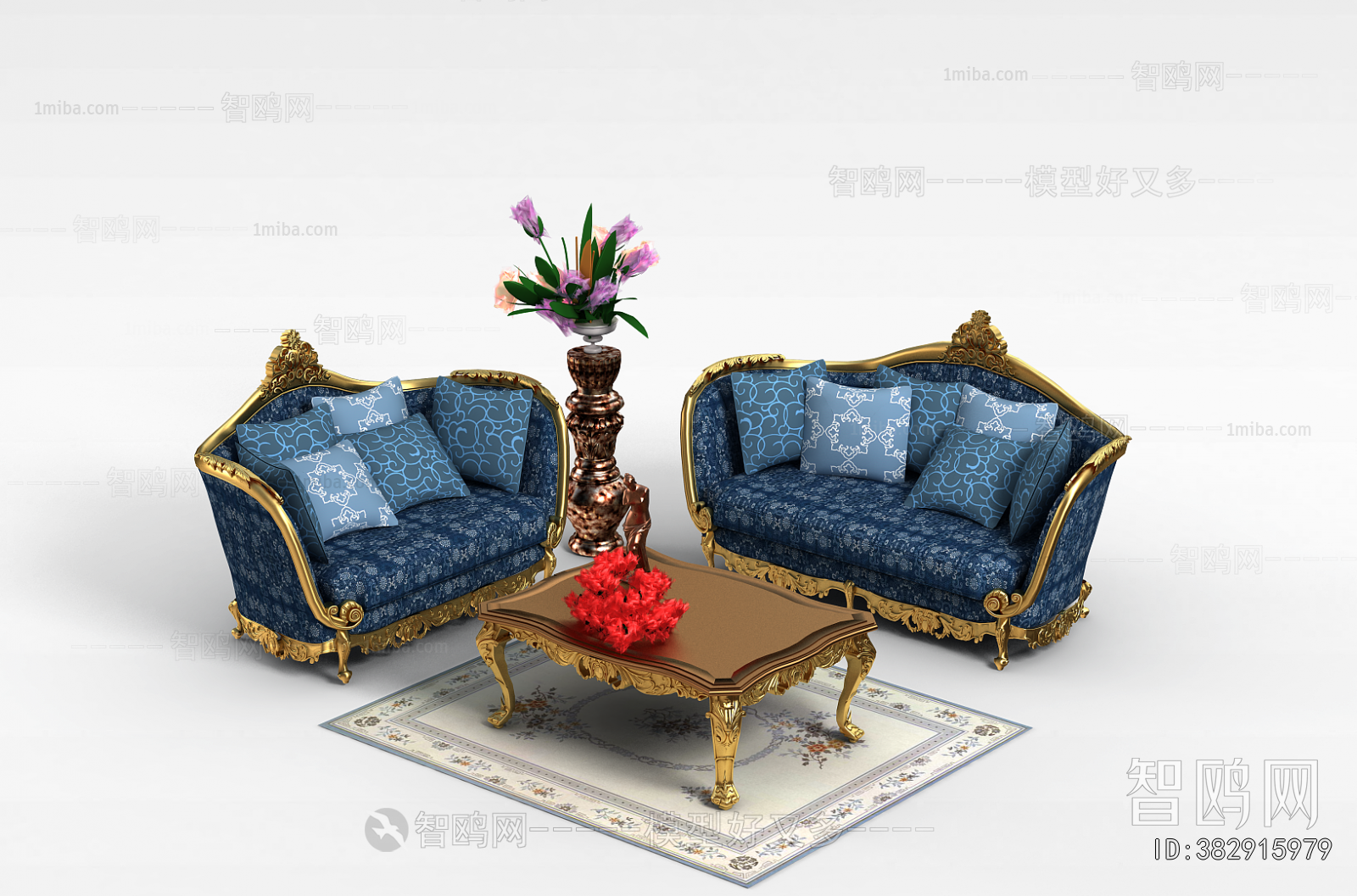 European Style Sofa Combination