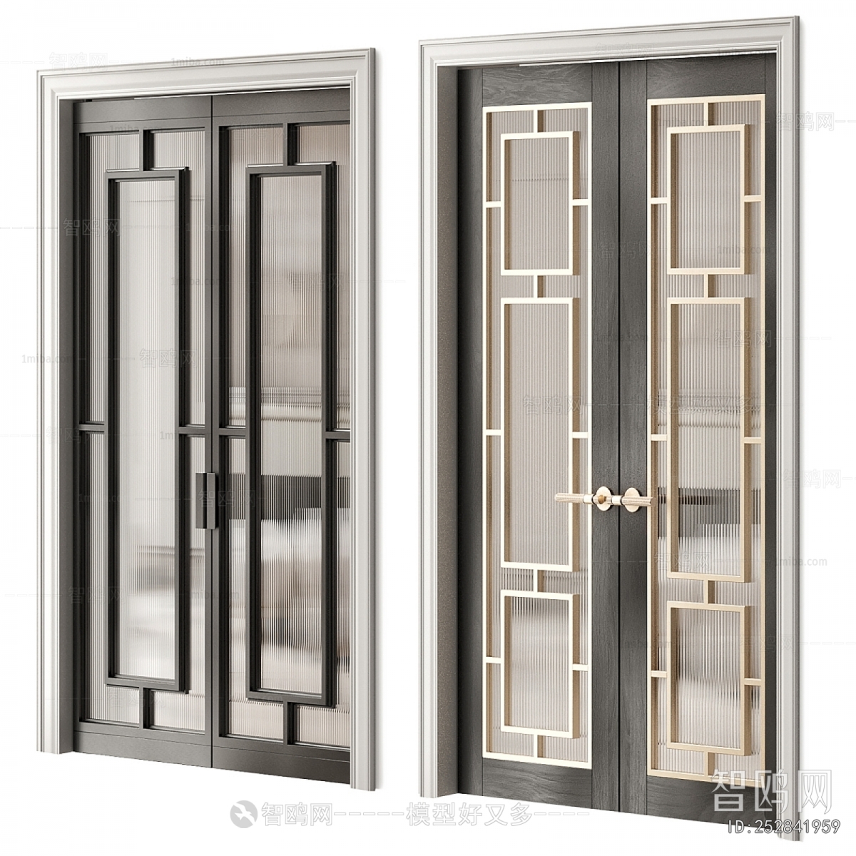 Modern Double Door