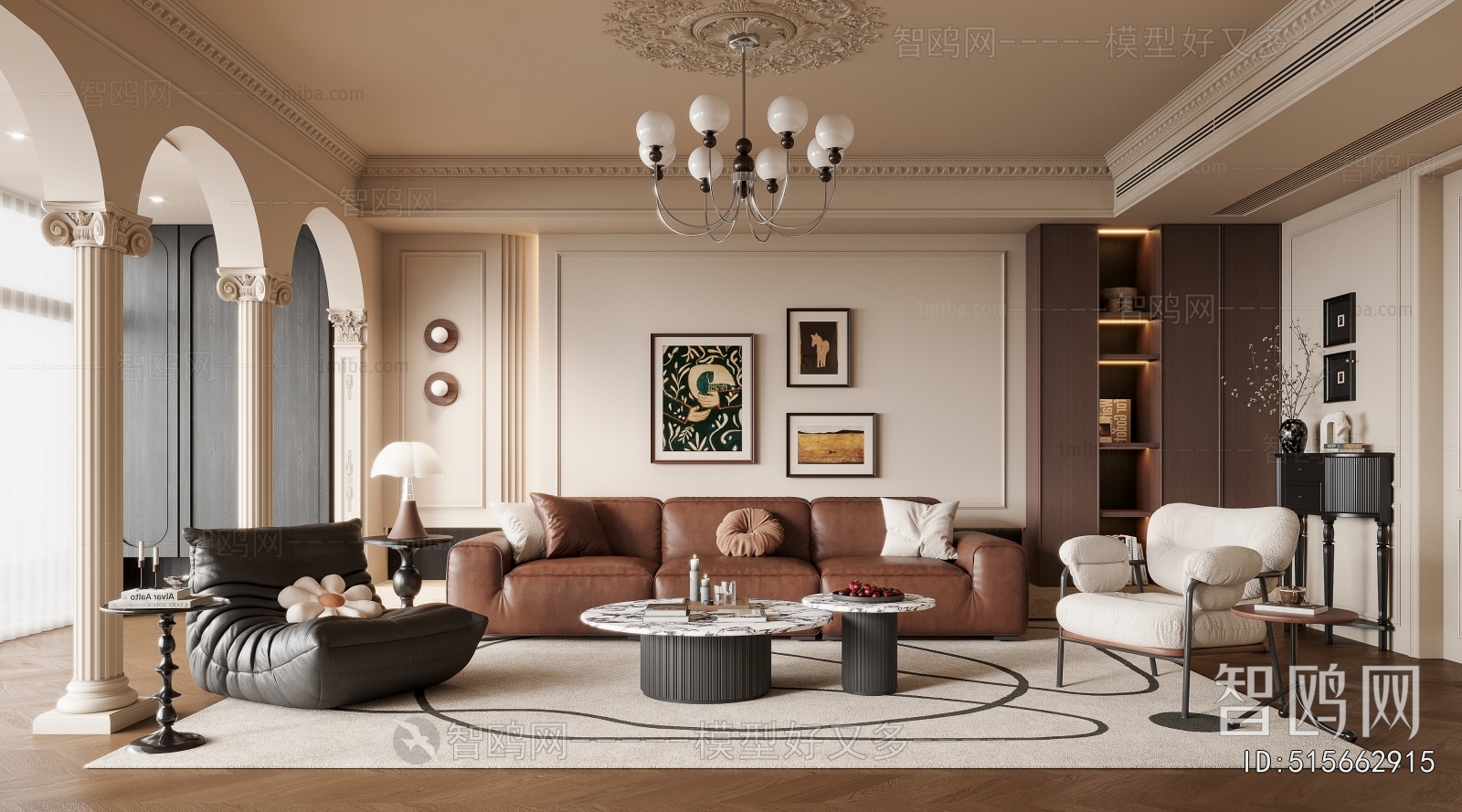 French Style A Living Room