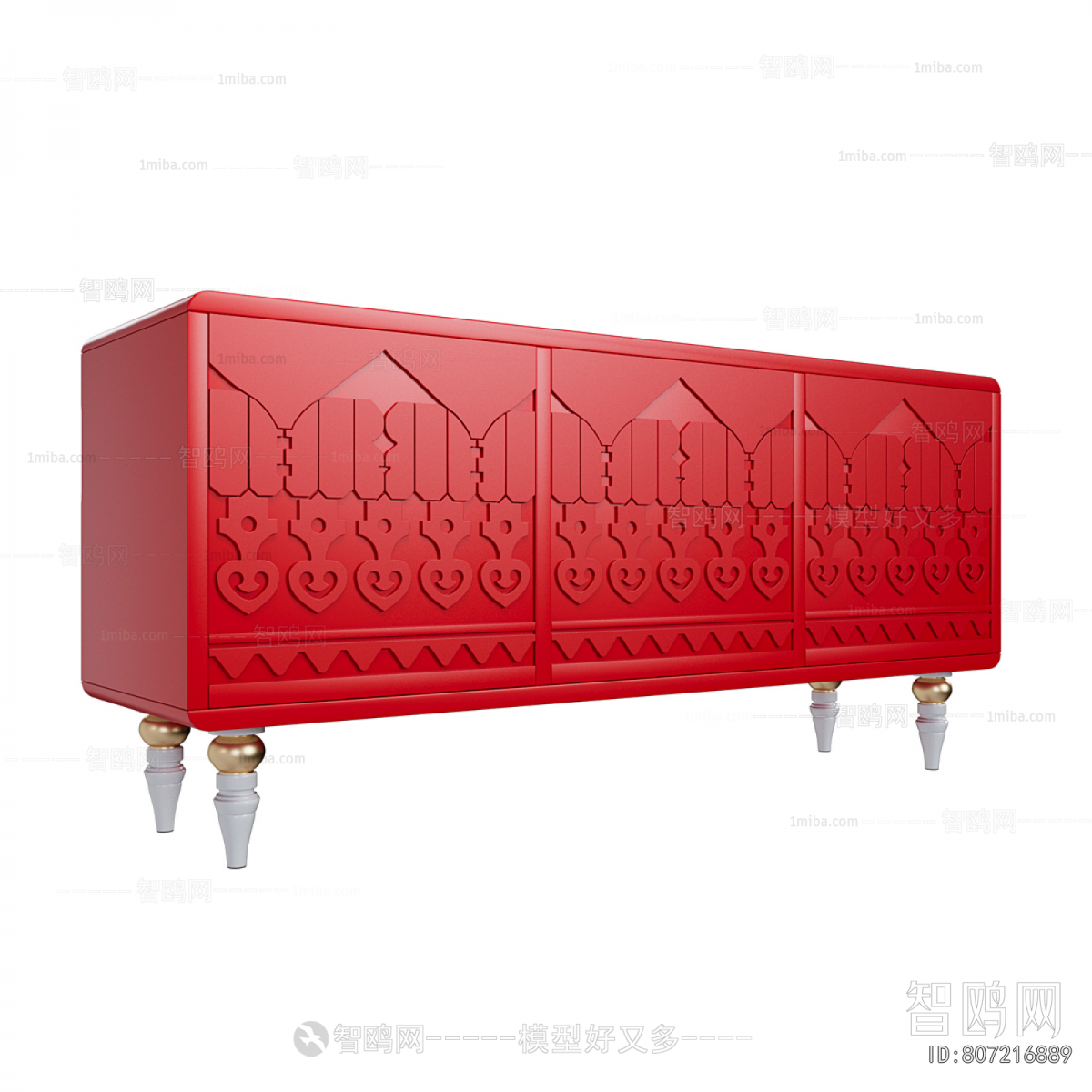 European Style Bedside Cupboard