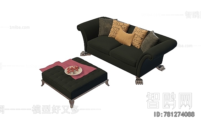 European Style A Sofa For Two