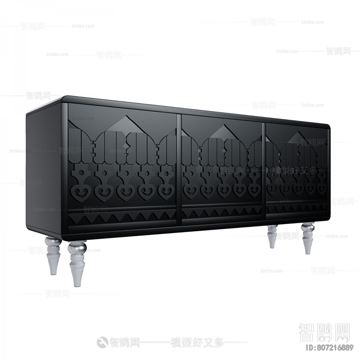 European Style Bedside Cupboard