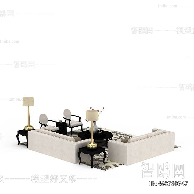 European Style Sofa Combination