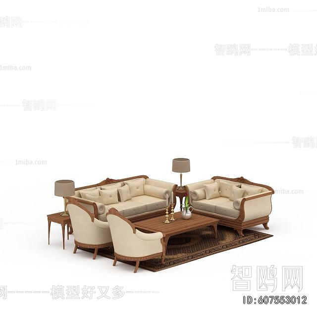 European Style Sofa Combination