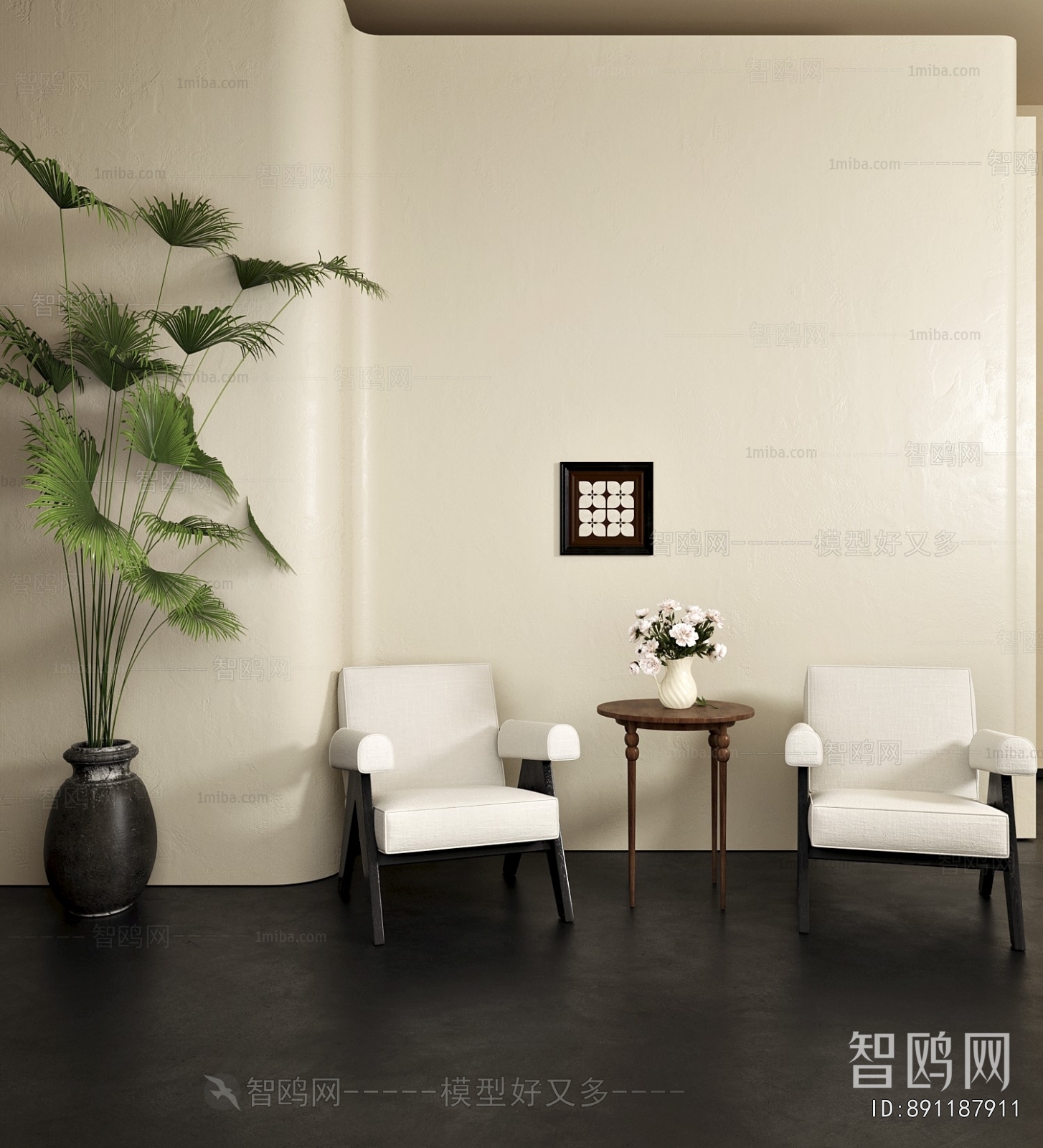 French Style Leisure Table And Chair