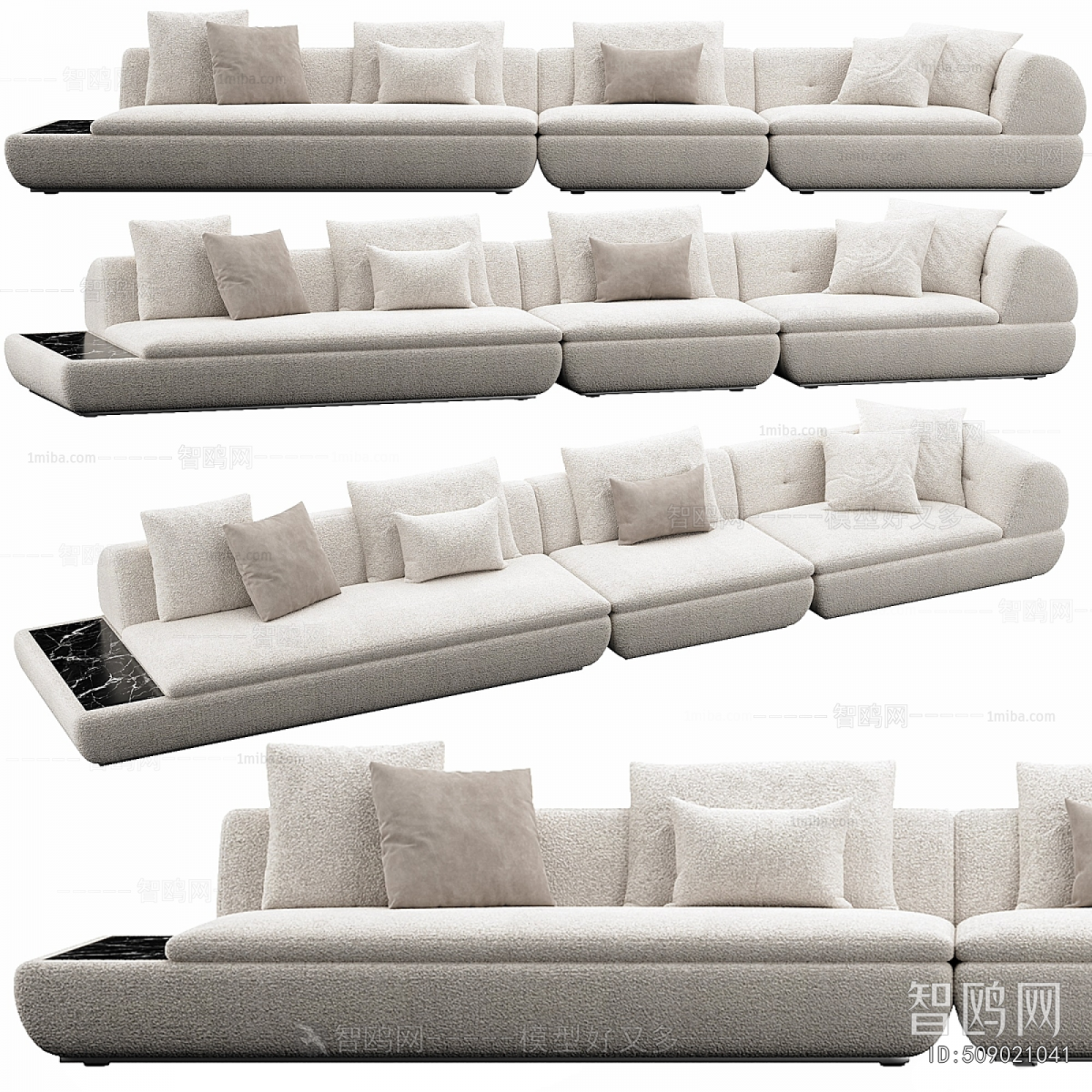 Modern Multi Person Sofa