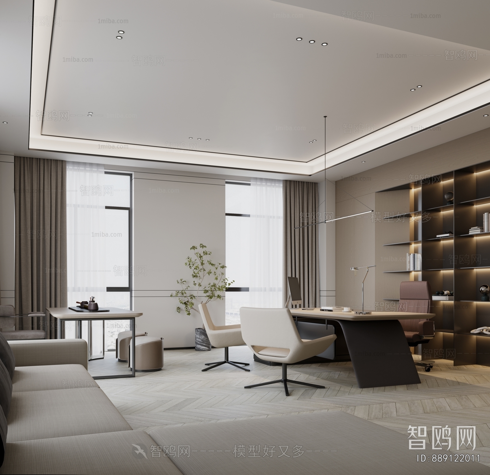 Modern Manager's Office