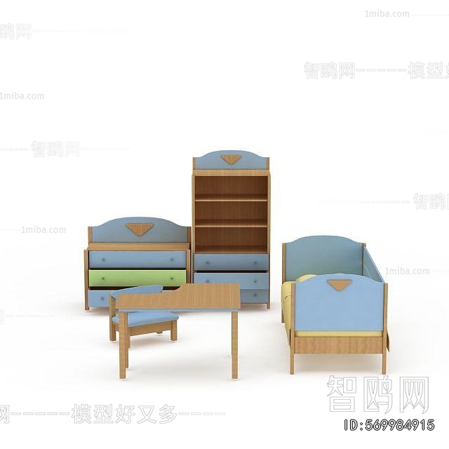 Mediterranean Style Child's Bed