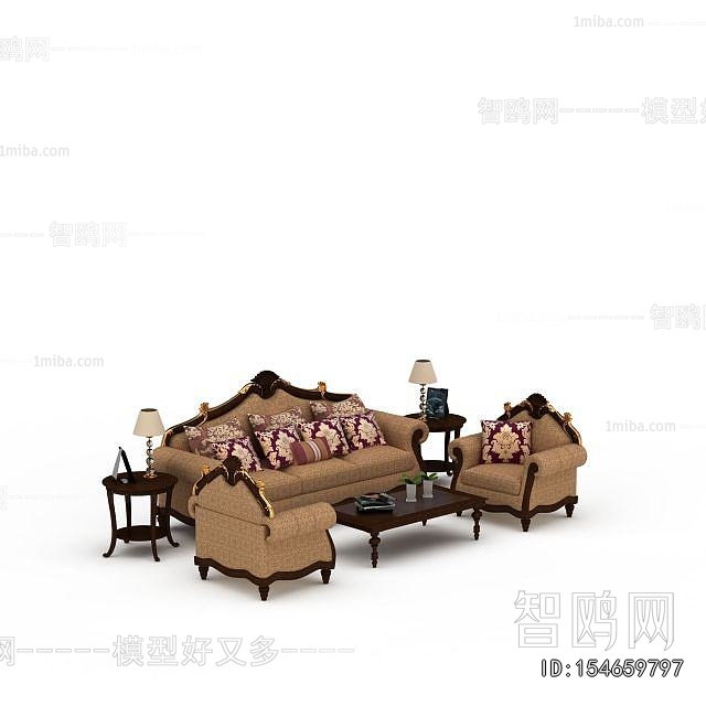 European Style Sofa Combination