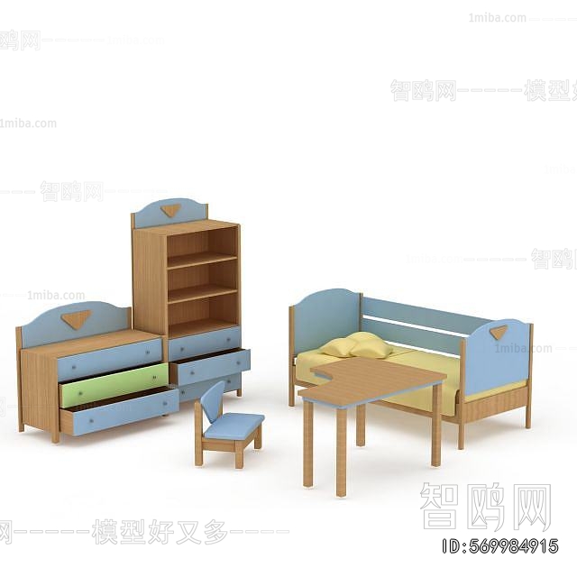 Mediterranean Style Child's Bed