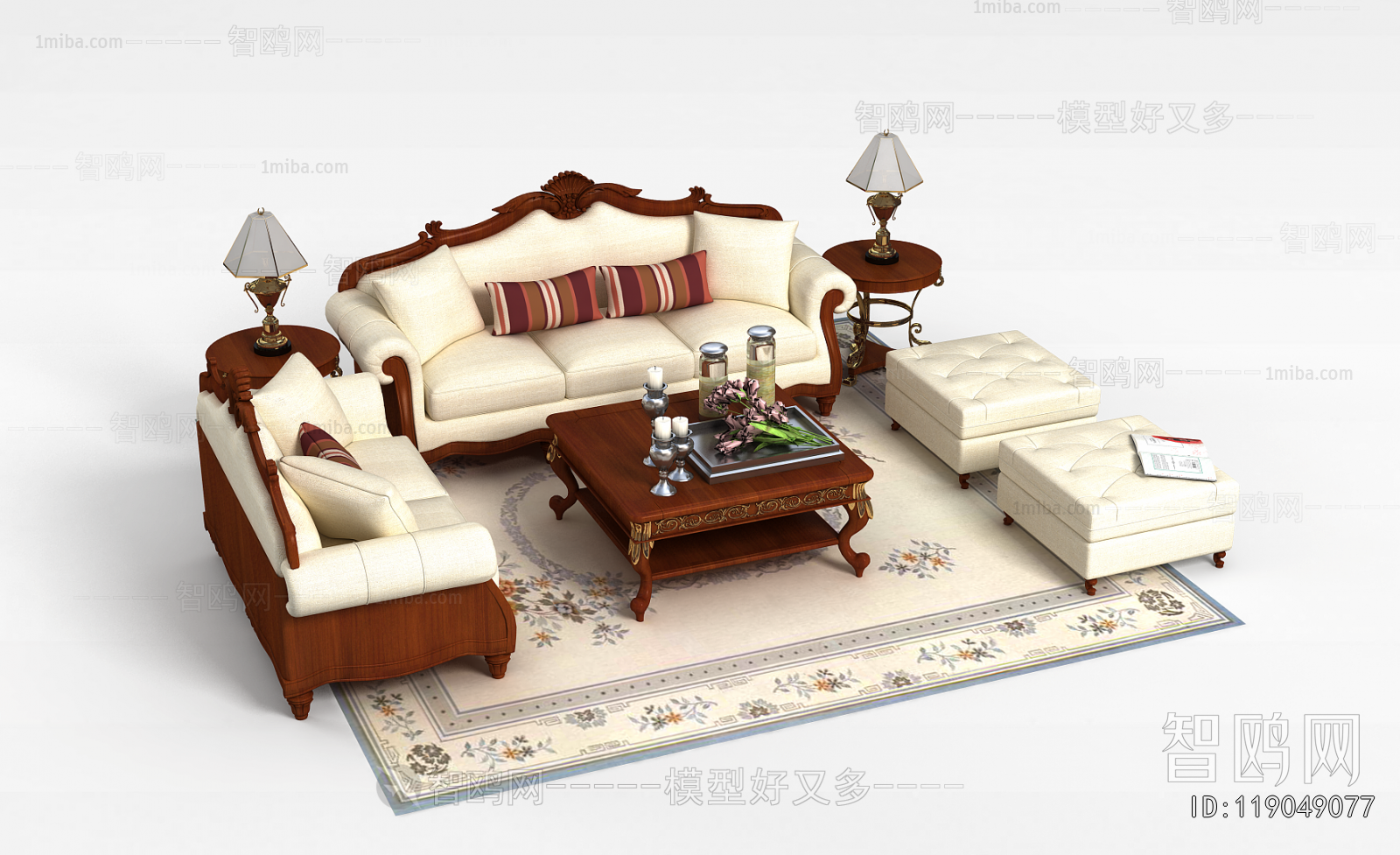 European Style Sofa Combination