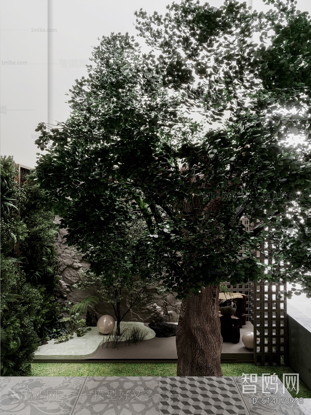 Modern Courtyard/landscape