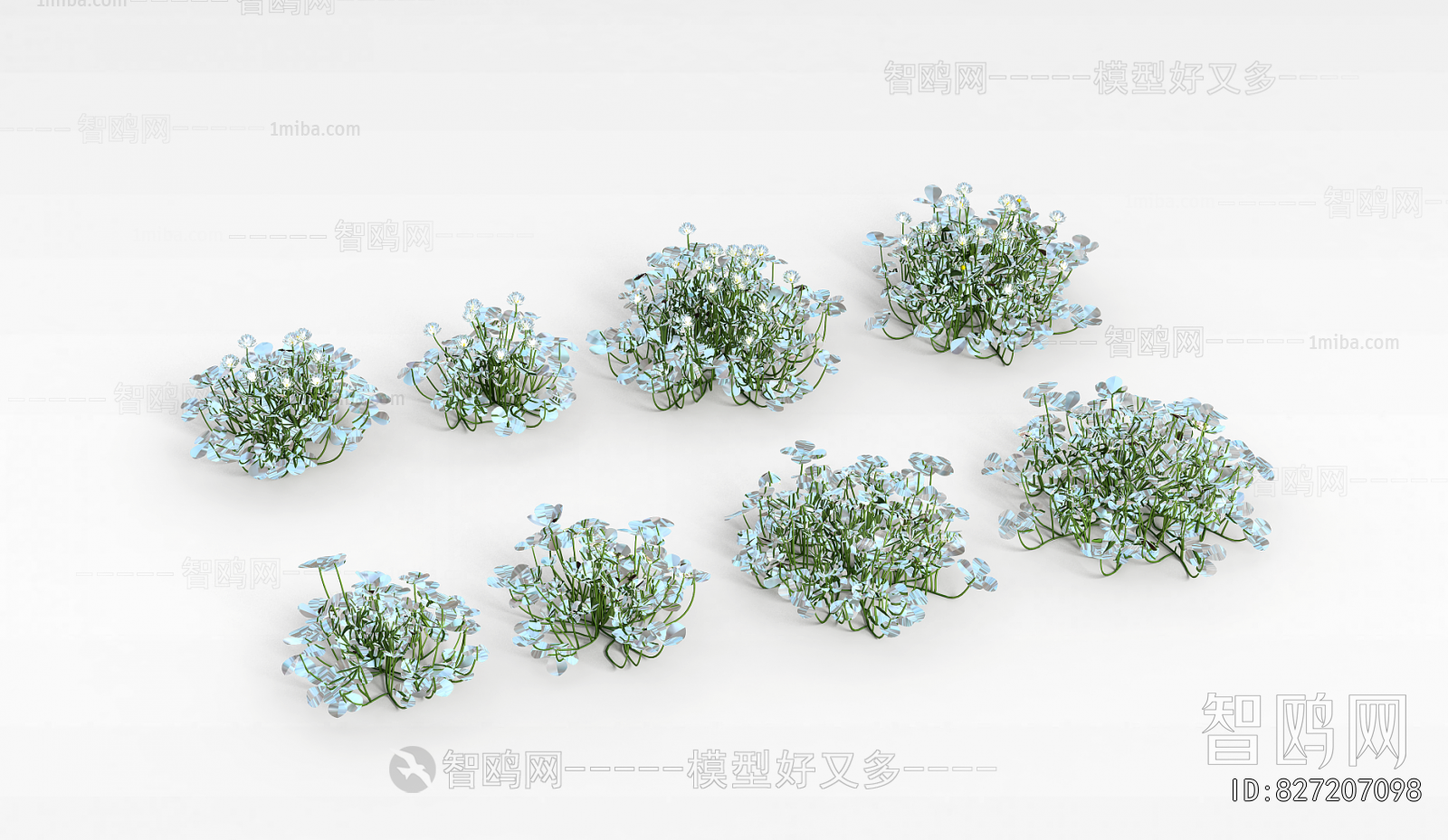 Modern Flowers And Grass