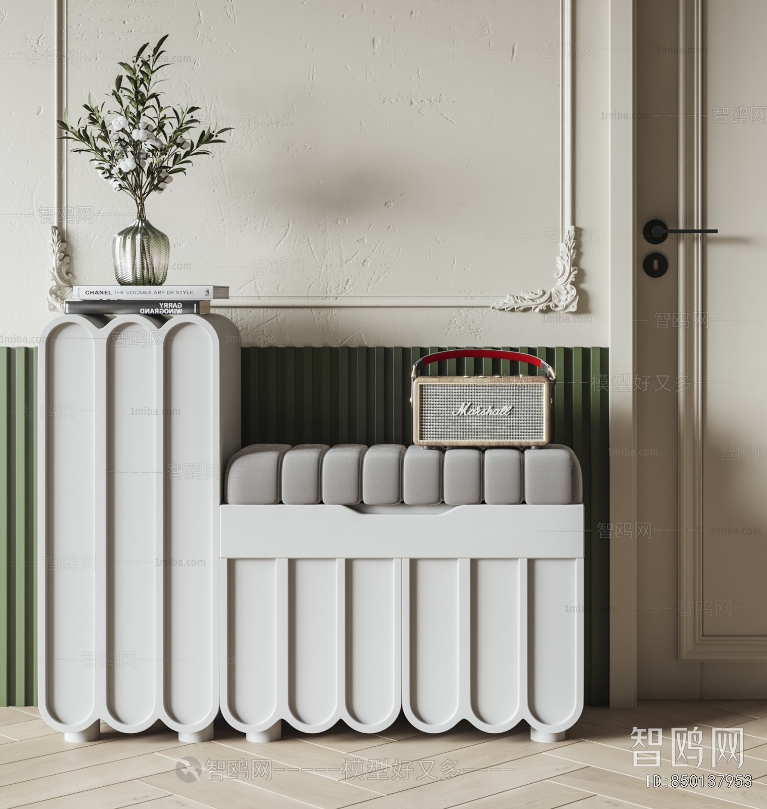 French Style Stool For Changing Shoes