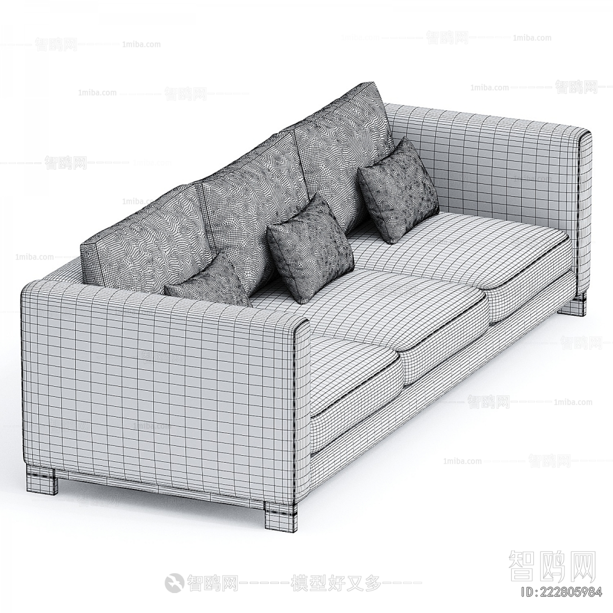 Modern Three-seat Sofa