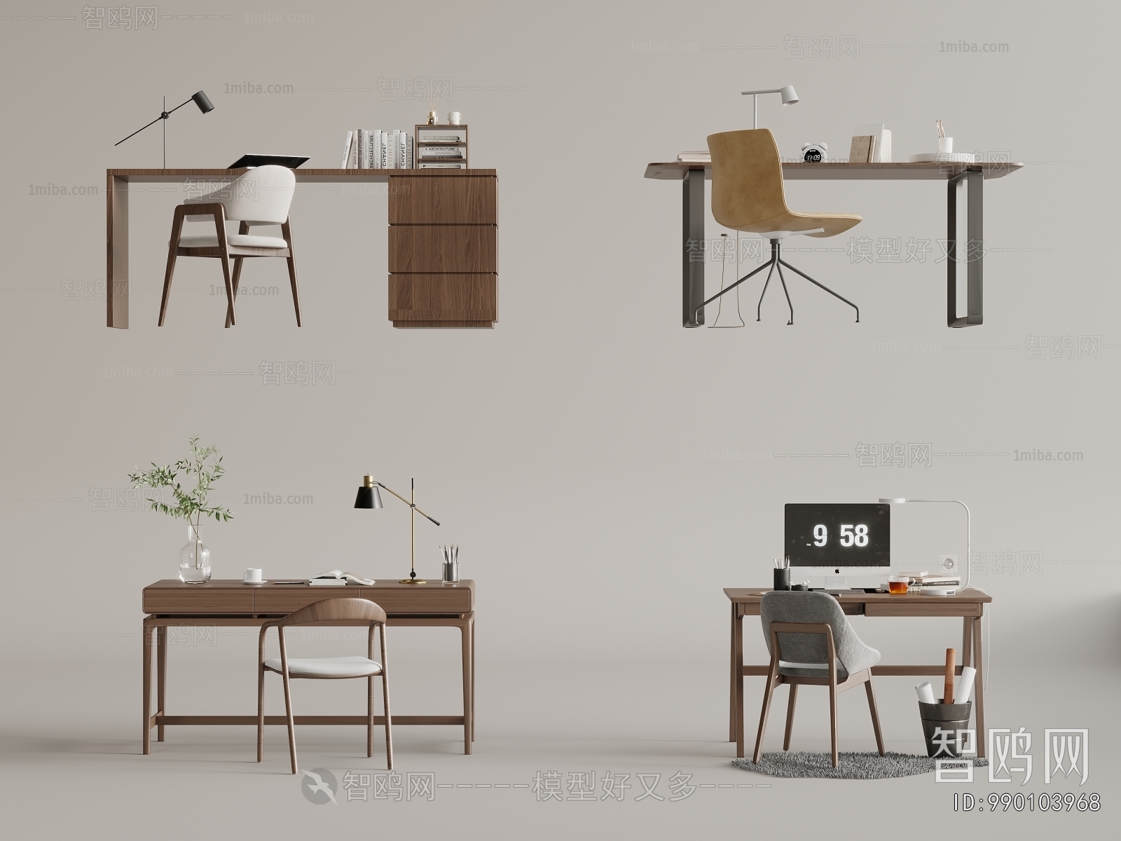 Modern Computer Desk And Chair