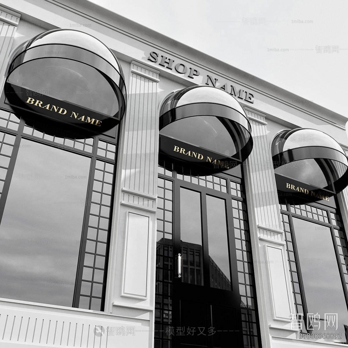 French Style Facade Element