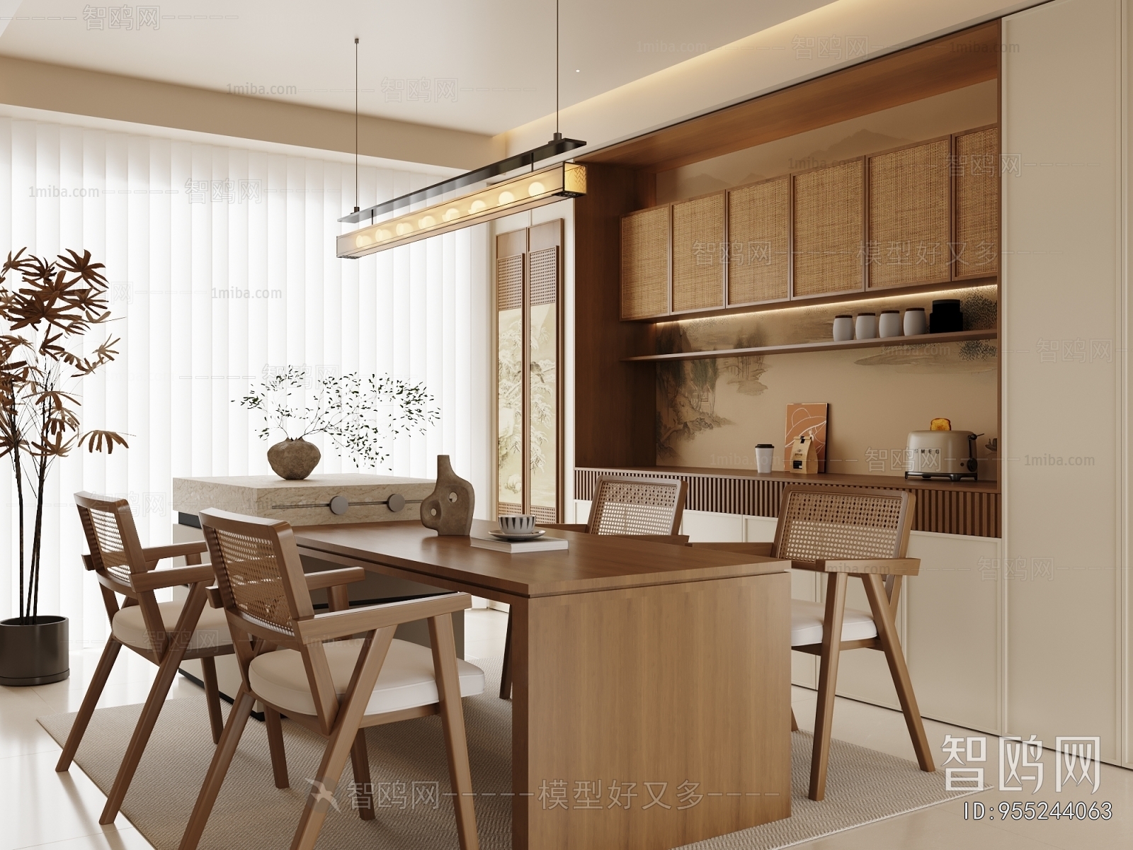 New Chinese Style Dining Room