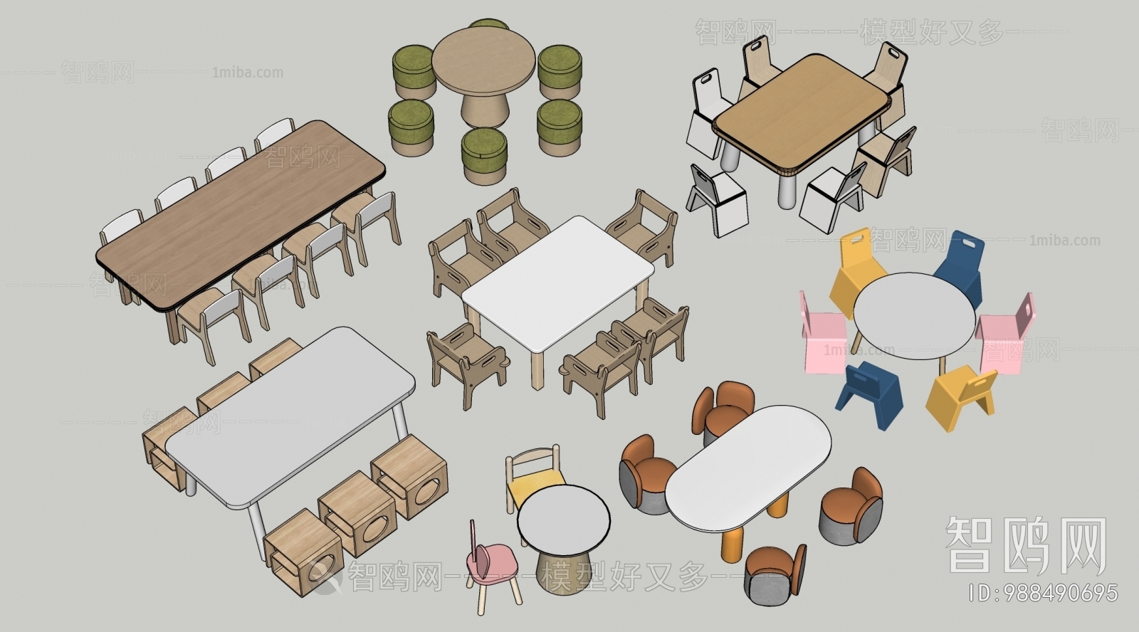 Modern Children's Table/chair