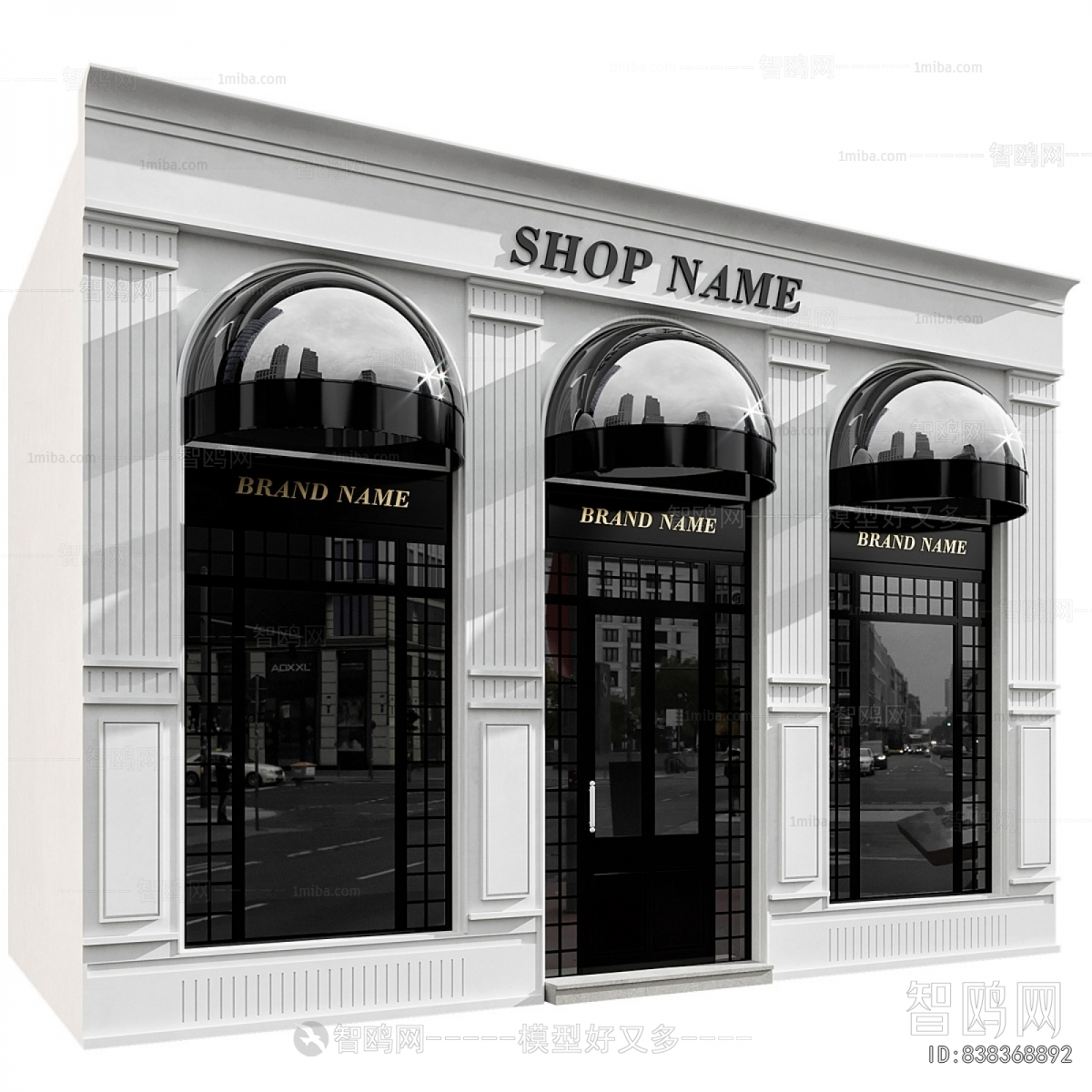 French Style Facade Element