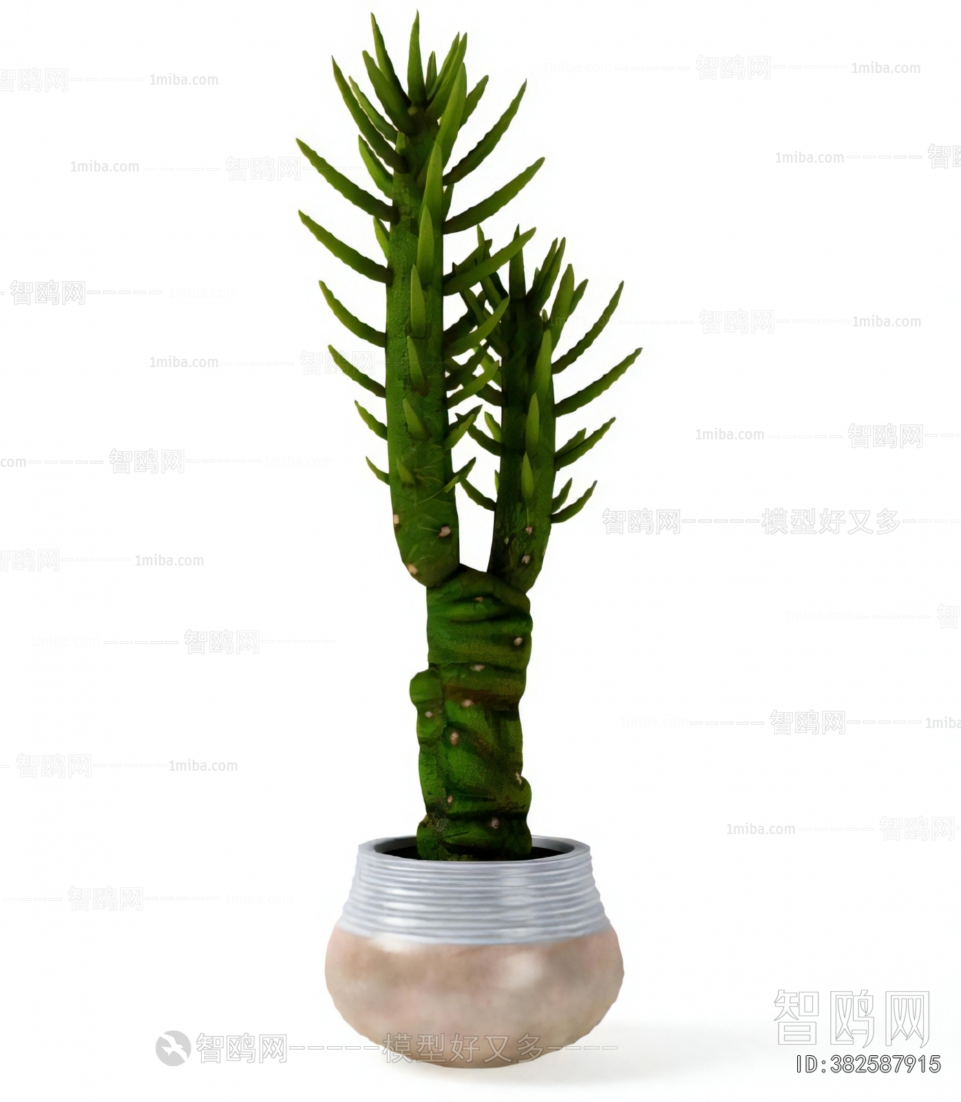 Modern Ground Green Plant Potted Plants