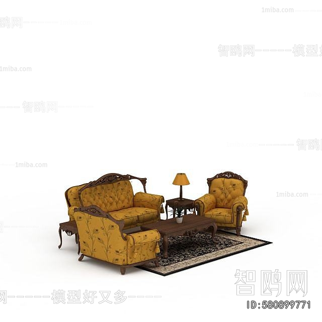 European Style Sofa Combination
