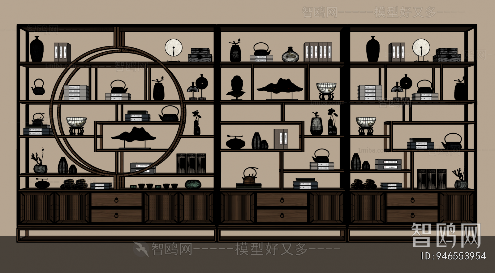 New Chinese Style Antique Rack