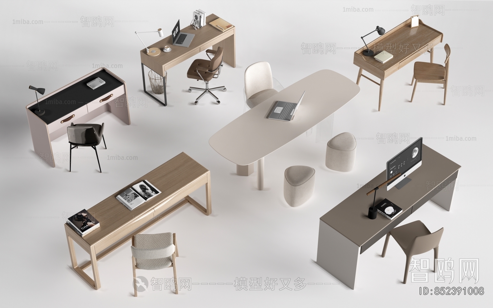 Modern Computer Desk And Chair