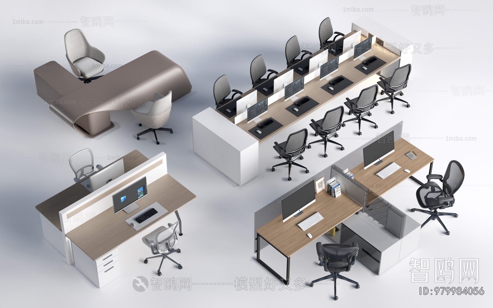 Modern Office Desk And Chair