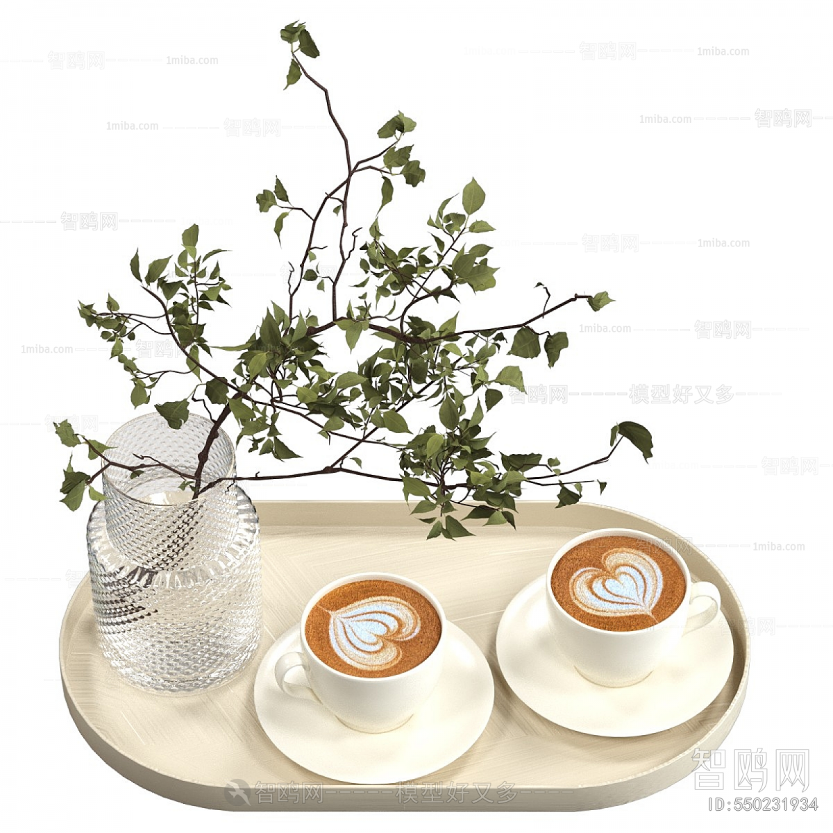 Modern Aquatic Green Plant