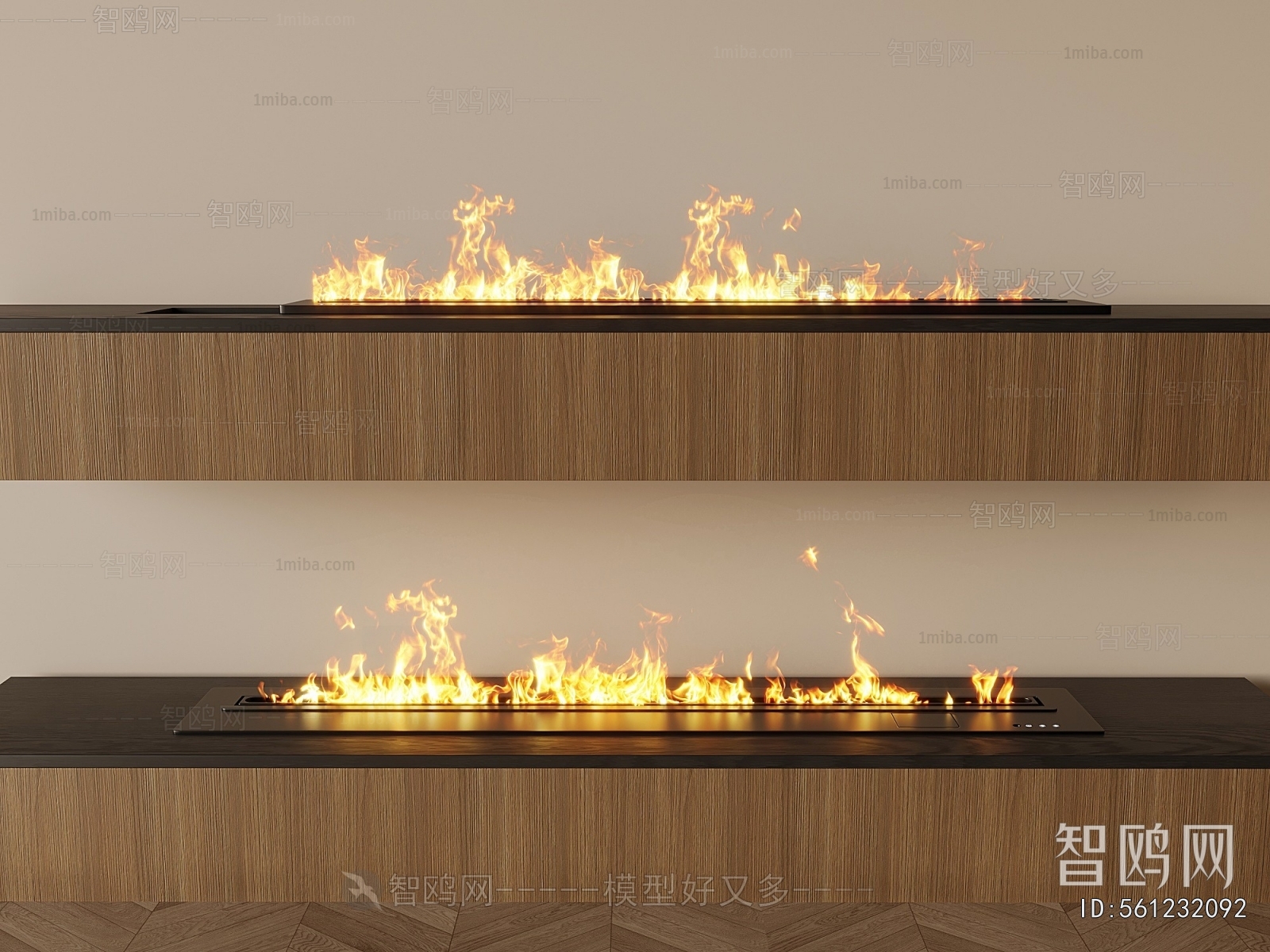 Modern Electronic Fireplace