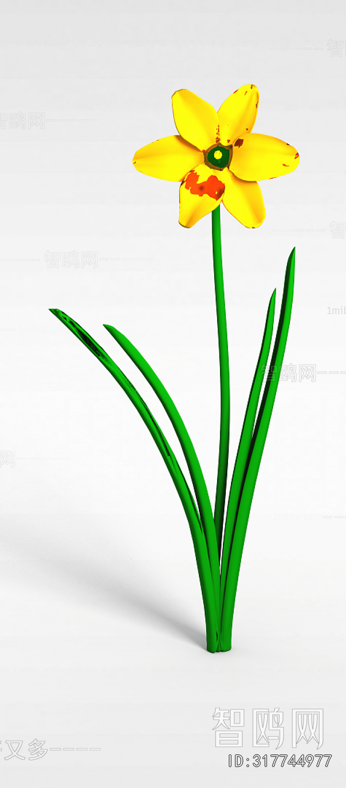 Modern Flowers And Grass