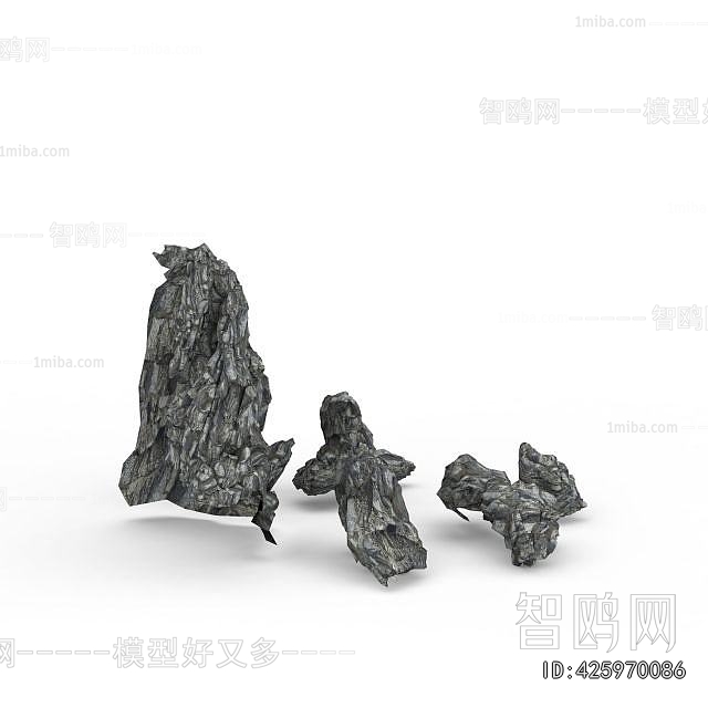 Modern Rockery Waterscape