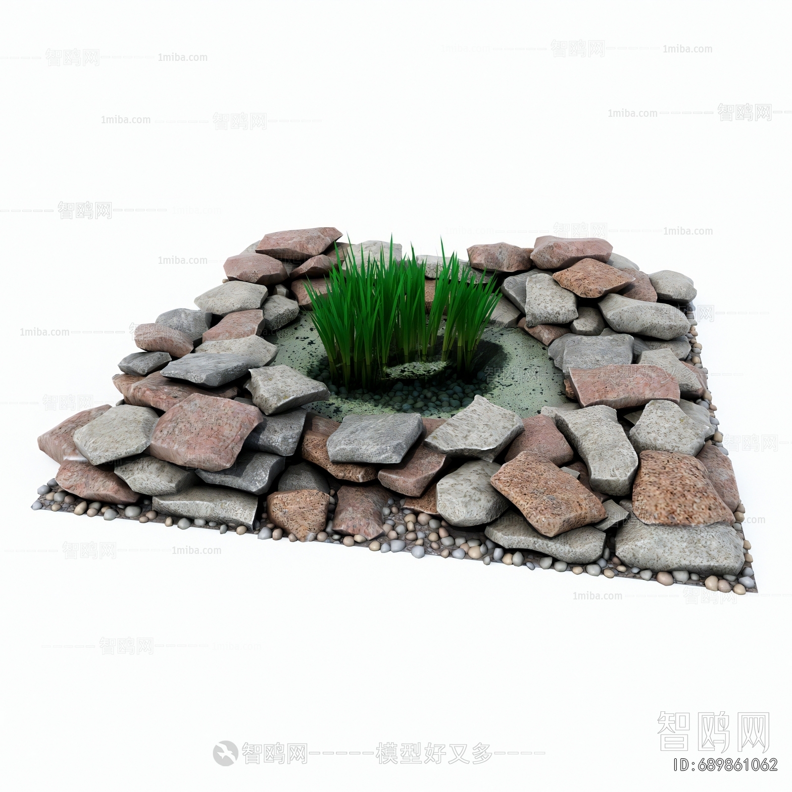 Modern Rockery Waterscape