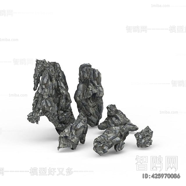 Modern Rockery Waterscape