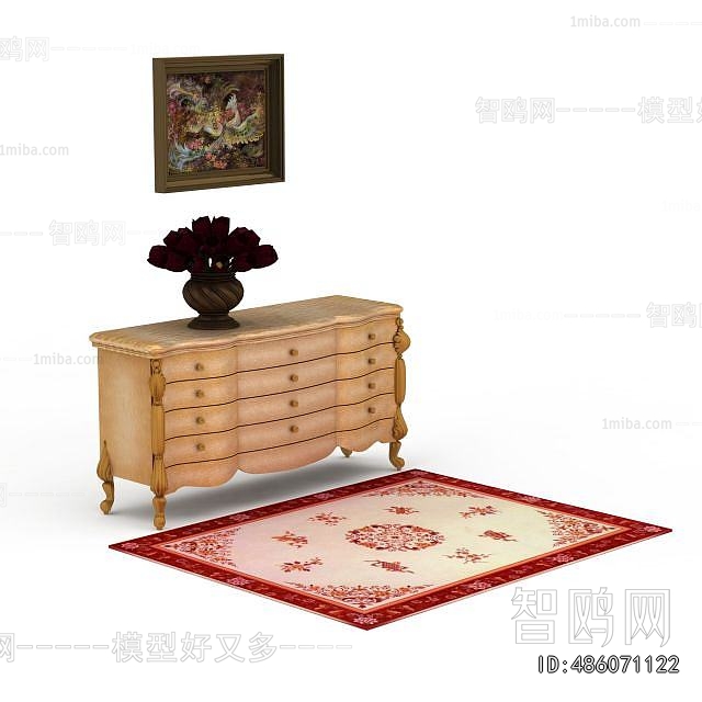 European Style Side Cabinet