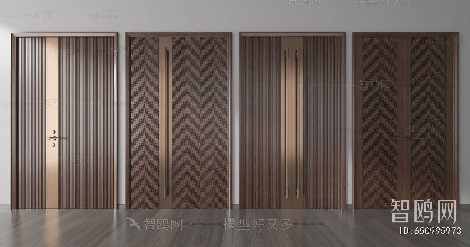 New Chinese Style Double Door