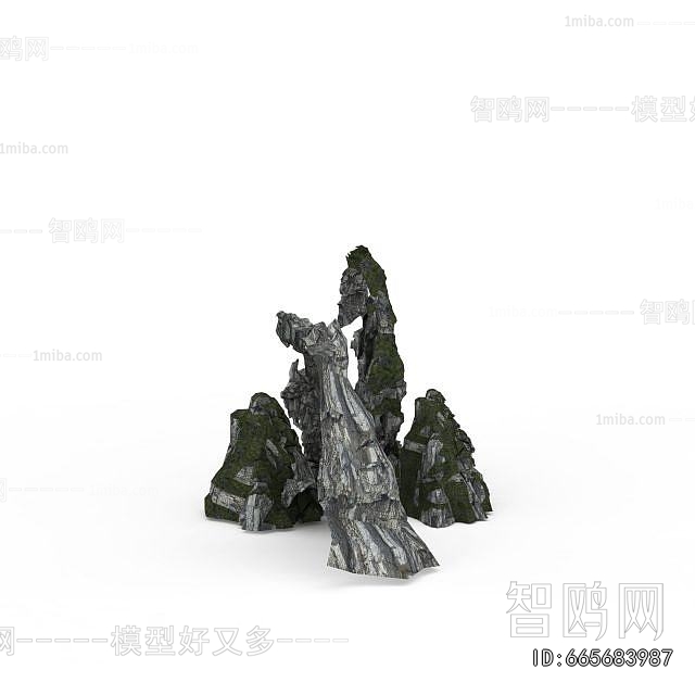 Modern Rockery Waterscape