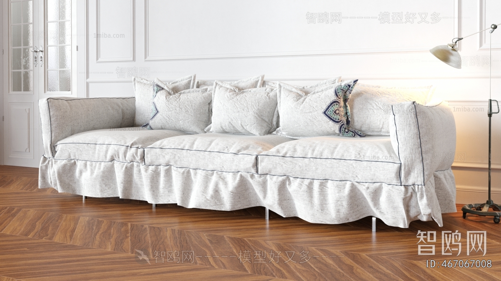 Modern Three-seat Sofa