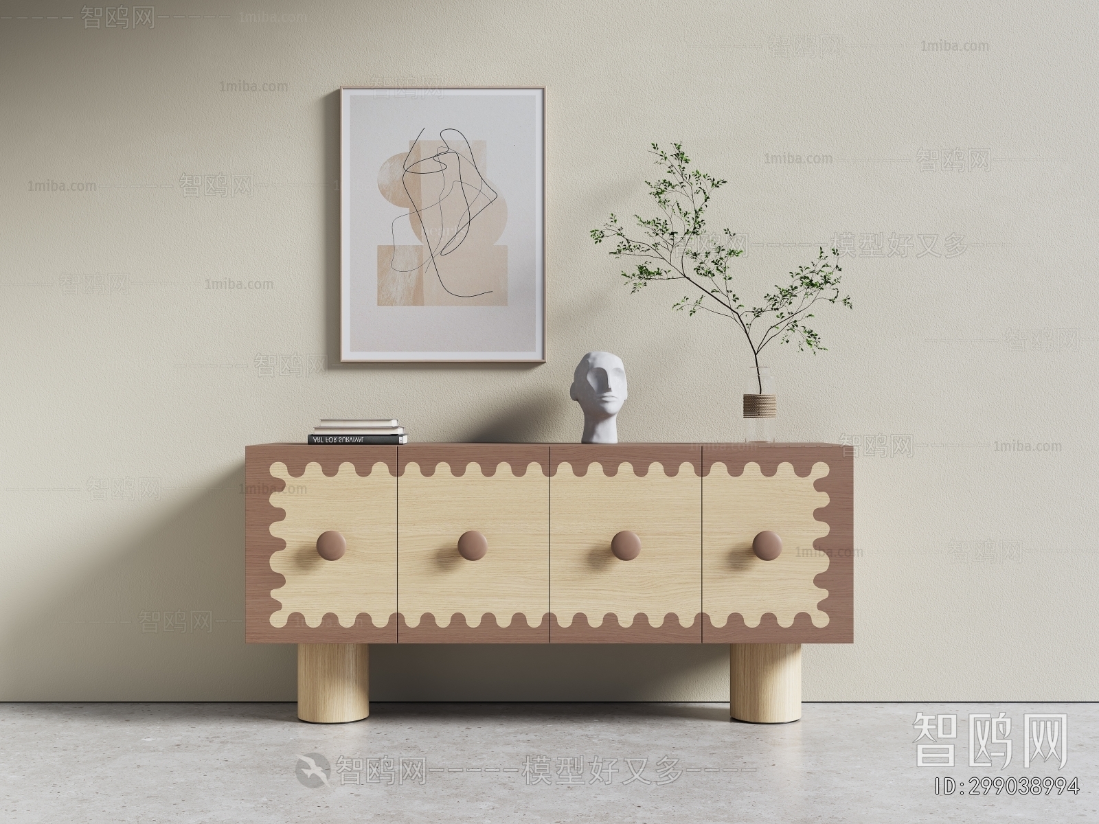 Nordic Style Side Cabinet