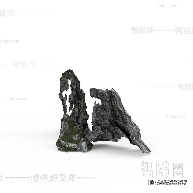 Modern Rockery Waterscape