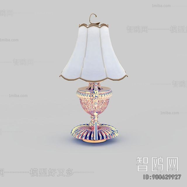 European Style Retro Style Table Lamp