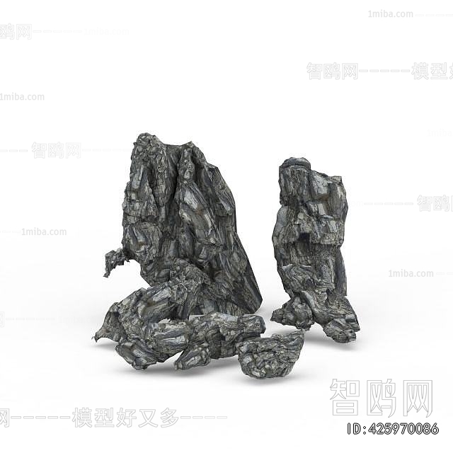 Modern Rockery Waterscape