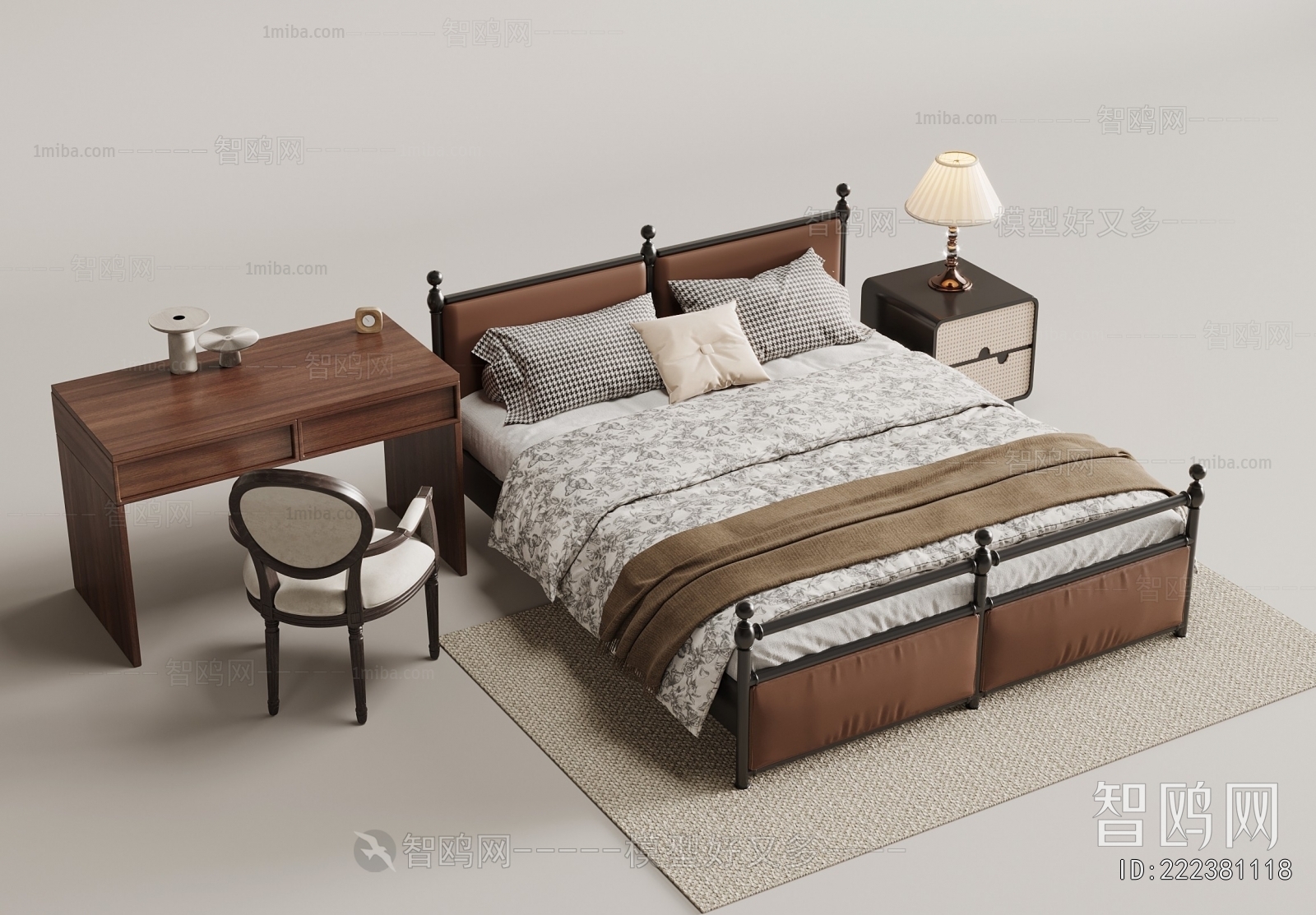 French Style Double Bed