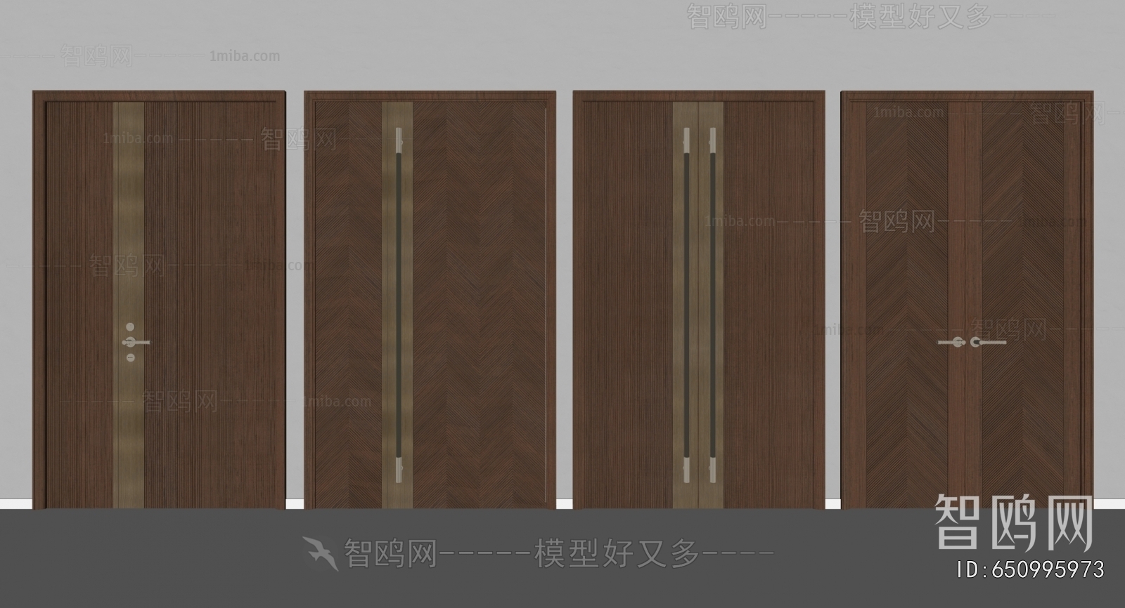 New Chinese Style Double Door