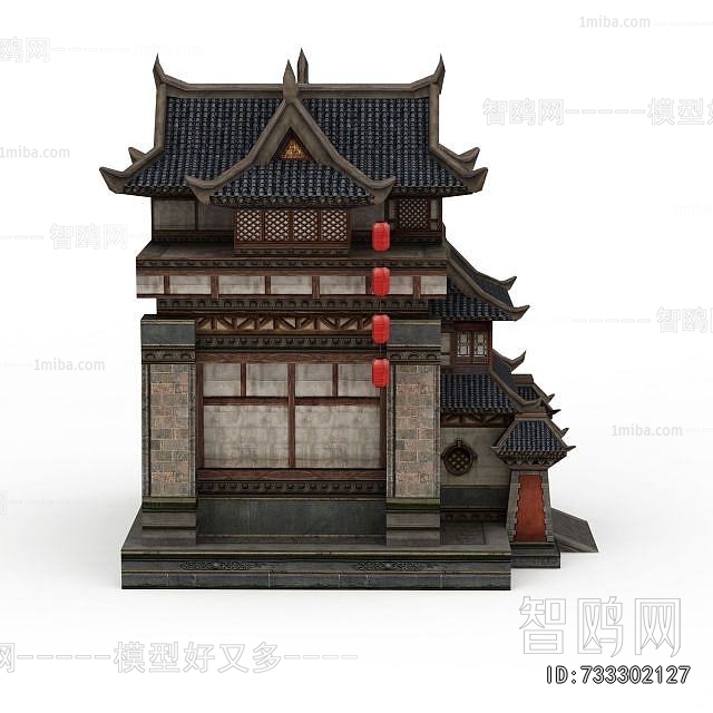 Chinese Style Ancient Architectural Buildings