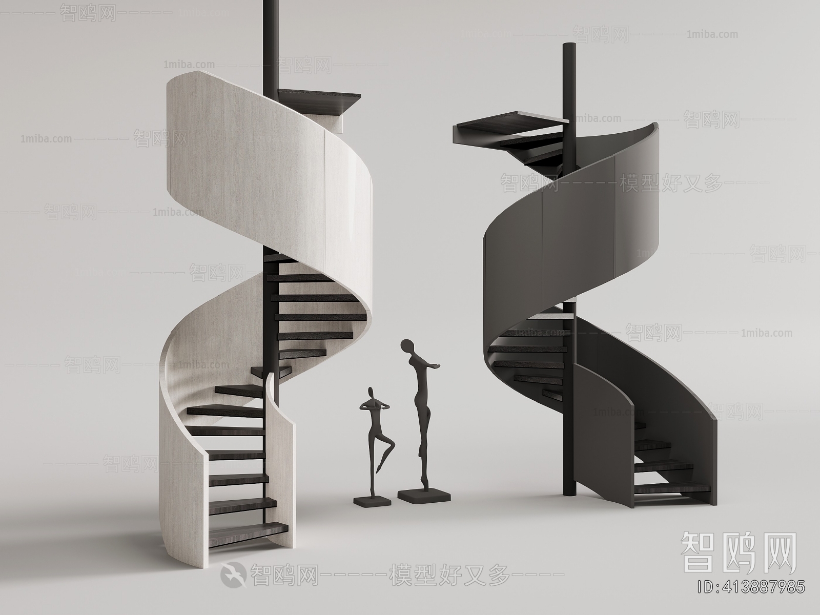 Modern Rotating Staircase