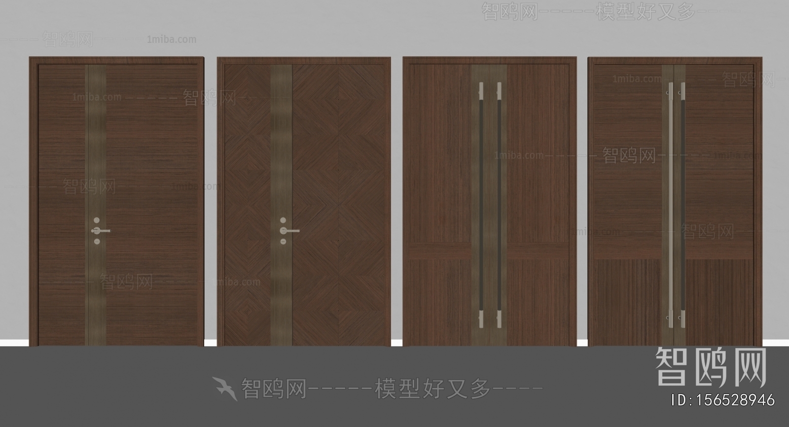 New Chinese Style Double Door