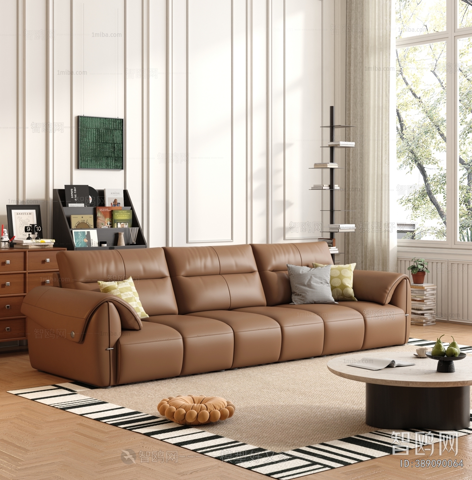 Modern Three-seat Sofa